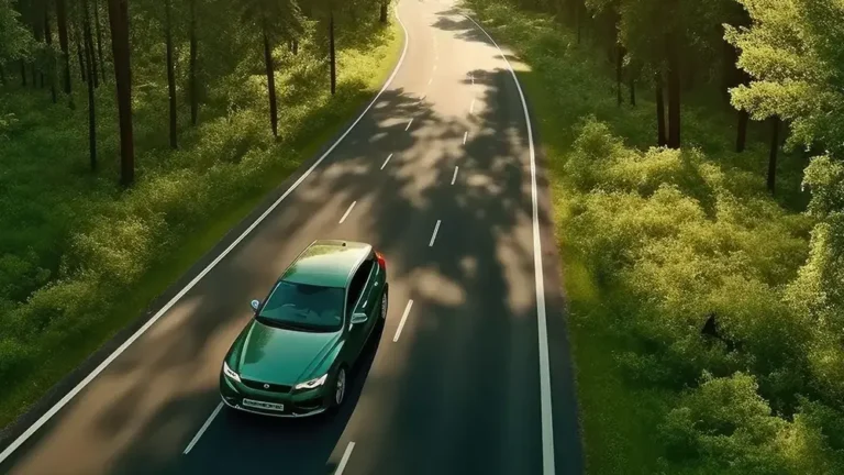 Véhicule vert